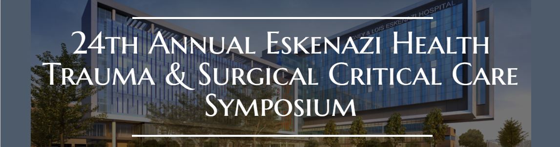 24th Annual Eskenazi Health Trauma and Surgical Critical Care Symposium Banner
